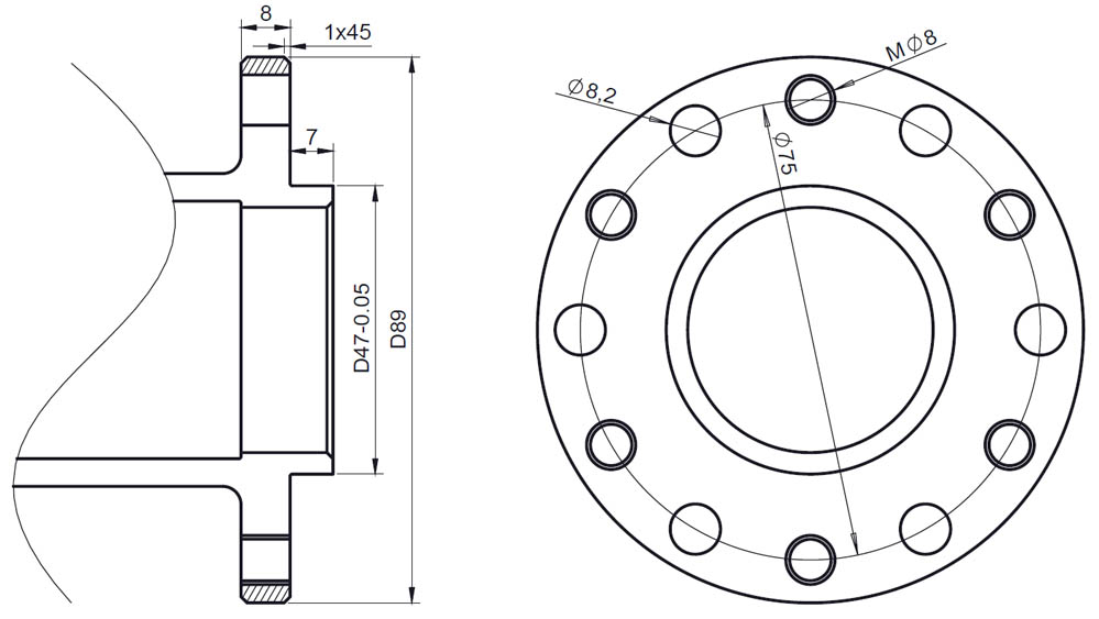 Flange L15